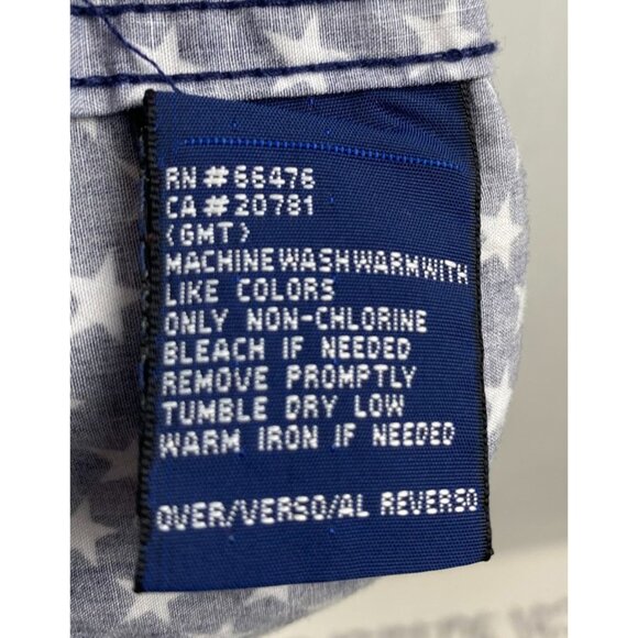 Tommy Hilfiger Men's Shirt Short Sleeve Large Star-Patterned - Picture 7 of 9